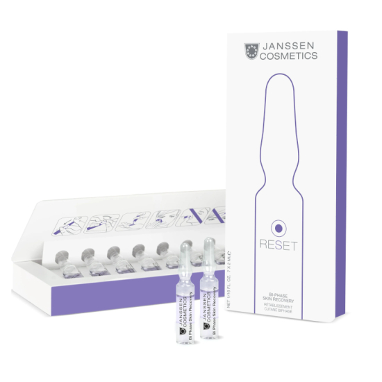 JANSSEN COSMETICS RESET DWUFAZOWA AMPUŁKA REWITALIZUJĄCA I ODBUDOWUJĄCA DO TWARZY  7X2ML wyprzedaż